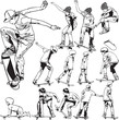 Skateboards vector illustrations