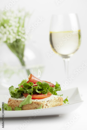 Photo: vegetable sandwich vegetable sandwich