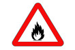 Fire danger road sign.