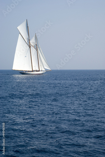 Photo: Sailboat on sea Sailboat on sea