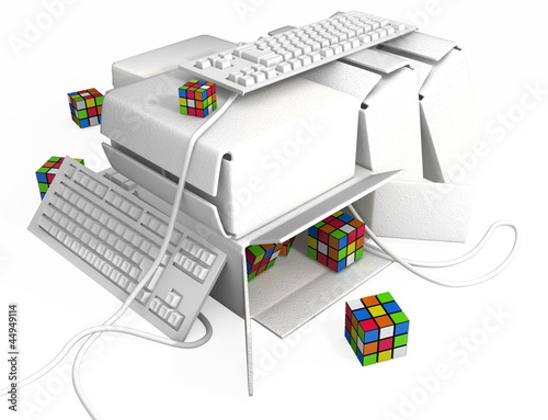 Illustration: Keyboard Boxes Keyboard Boxes