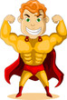 Vector: strong super hero strong super hero