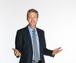 Foto: zufriedener Geschäftsmann zufriedener Geschäftsmann