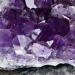 Beautiful amethyst druse close-up