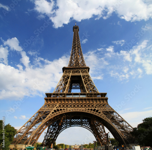 Photo: Paris Eiffel Tower in France Paris Eiffel Tower in France