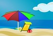 Beach umbrella