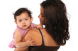 Hispanic Mother and Daughter