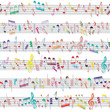 Music note sound texture