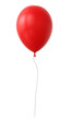 3d red balloon
