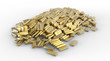 Pile of gold bars
