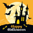 Vetor: Halloween vector card Halloween vector card