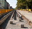 Schienenverlegung für die Strassenbahn