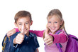 Foto: Thumbs up for school! Thumbs up for school!
