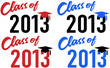 Class of 2013 school graduation date cap