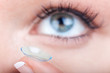 Contact lens applying, macro