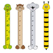 Medidor de pares para niños. Animales