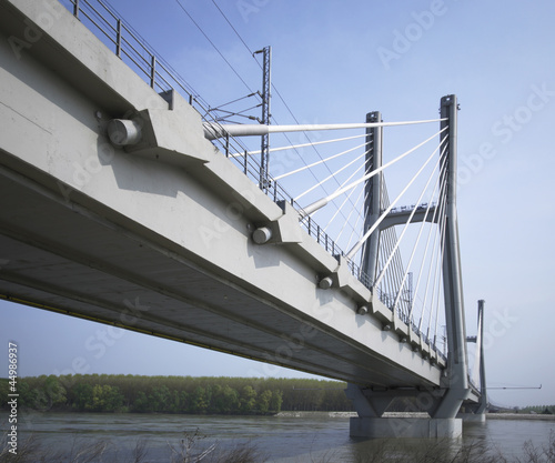 Photo: railway bridge - ponte ferroviario, tav railway bridge - ponte ferroviario, tav
