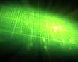 Green ECG heartbeat