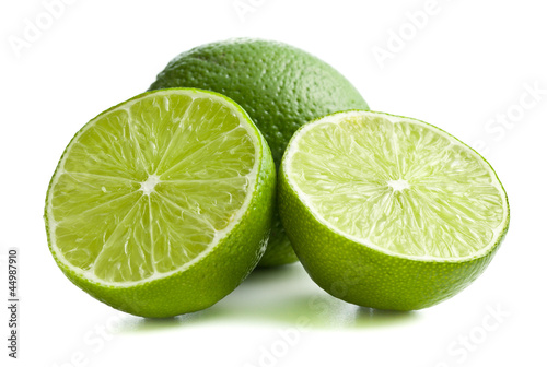 Photo: two halves of lime two halves of lime