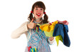 Happy housewife