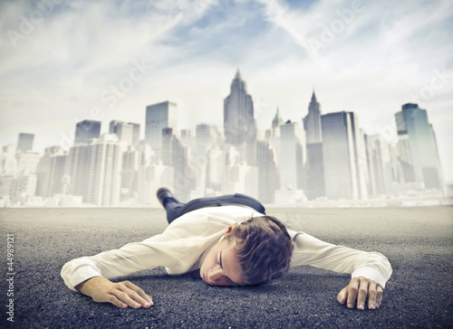Photo: Young Businessman Dead Young Businessman Dead