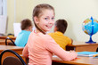 Adorable schoolchild