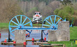 am Oberlandkanal in Ermland-Masuren in Polen