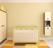 Interior of nursery.