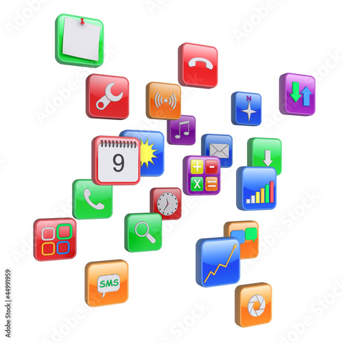 Illustration: Apps icons Apps icons