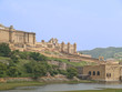 Amber Fort near Jaipur, overlooking Maota lake,India