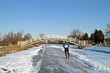 Photo: Ice skating in the countryside from the Netherlands Ice skating in the countryside from the Netherlands