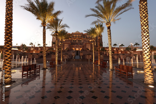 Photo: The Emirates Palace in Abu Dhabi, United Arab Emirates The Emirates Palace in Abu Dhabi, United Arab Emirates