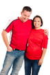 Photo: Young smiling pregnant couple Young smiling pregnant couple