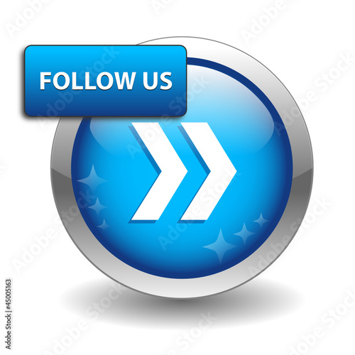 Vector: FOLLOW US Web Button (become a fan social media marketing like) FOLLOW US Web Button (become a fan social media marketing like)
