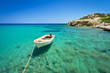 Blue lagoon of Vai beach on Crete, Greece