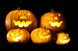 Halloween latern pumpkins