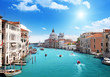 Grand Canal and Basilica Santa Maria della Salute, Venice, Italy