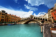 Rialto bridge in Venice, Italy