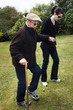 Photo: Assisting and helping elderly people Assisting and helping elderly people
