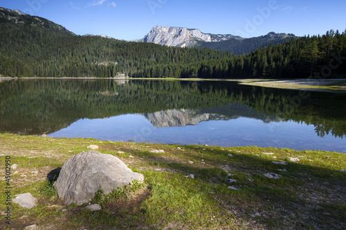 Photo: mountain reflection in the lake mountain reflection in the lake