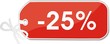 étiquette -25%