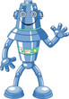 Cute cartoon robot