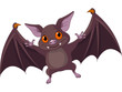 Vektor: Halloween bat flying Halloween bat flying
