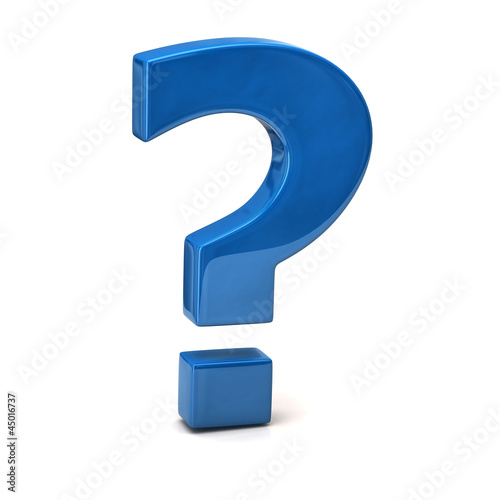 Illustration: Question mark sign Question mark sign