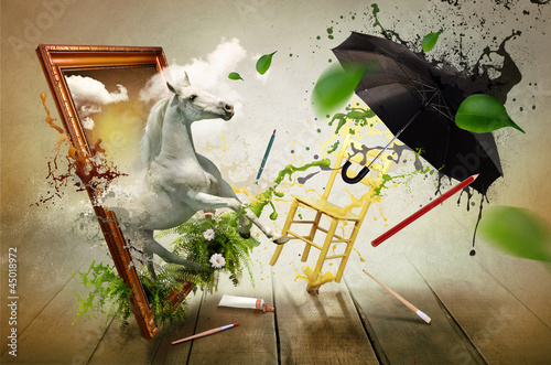 Photo: Magical world of painting Magical world of painting