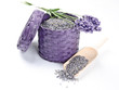 fresh and dry lavender (Lavendel)