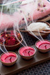 Tranquil scene of spa salon