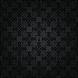 Seamless black small floral elements wallpaper pattern