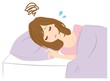 不眠　イラスト