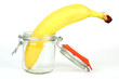 Banane im Einmachglas